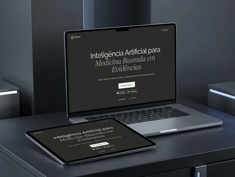 Site institucional desenvolvido para MDmind